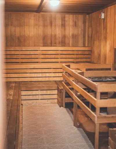 Urban Sweat sauna room.